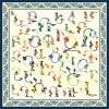Silk scarf “Armenian medieval ornamental letters”- img. 4