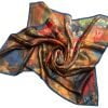Square neck scarf “Moushtaid carnival”