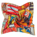 Silk Scarf “Don Quixote”