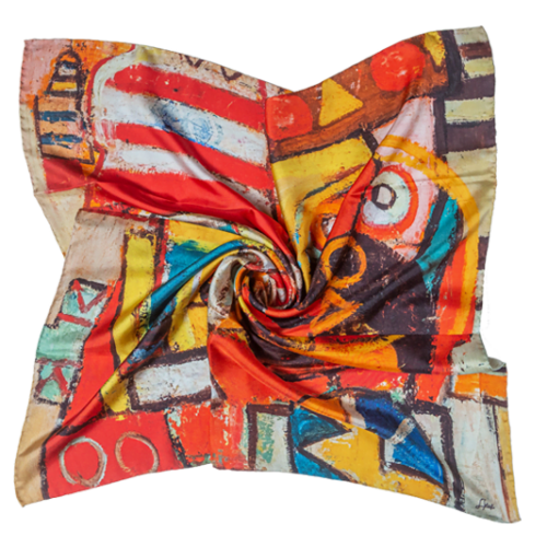 Silk Scarf “Don Quixote”