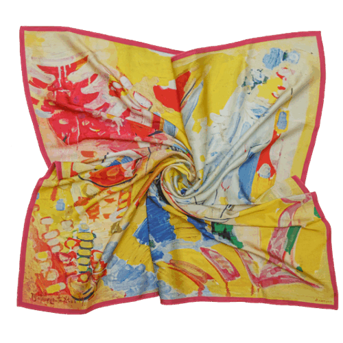 Scarf "Summer morning"