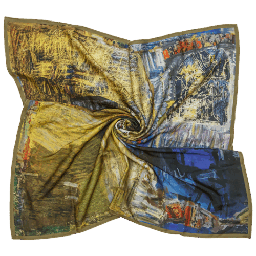 Scarf "Excavational meditations"