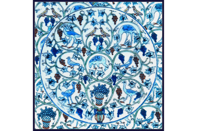 Silk Scarf “Tray” - Image 3