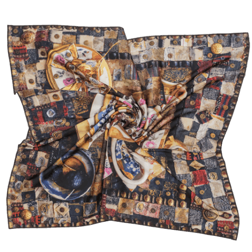 Scarf “Grandmother's nut jam”