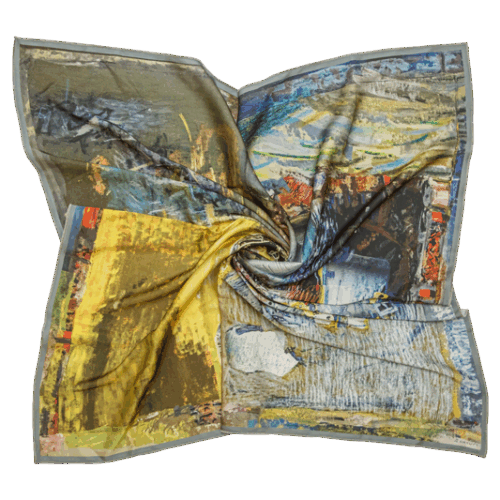 Scarf "Excavational meditations"