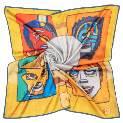 Scarf “Under Peaceful Sky”