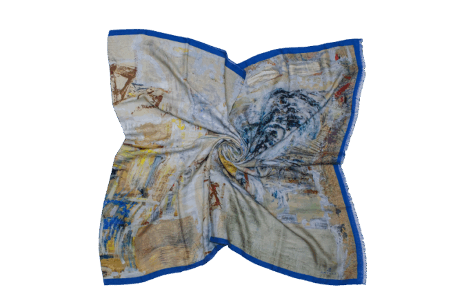 Cashmere Scarf "Excavational Meditations"