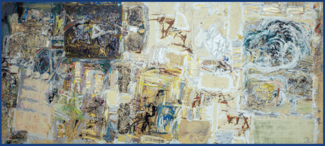 Cashmere Scarf "Excavational Meditations" - Image 3