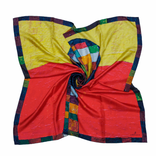 Silk Scarf “In memory of Minas”
