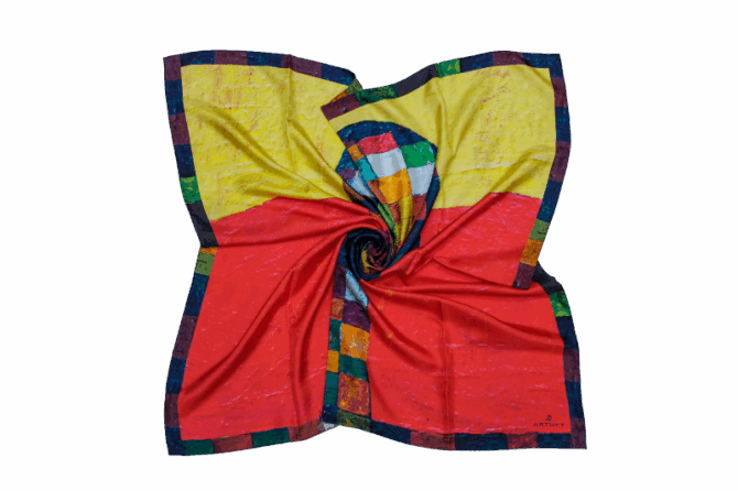 Silk Scarf “In memory of Minas”