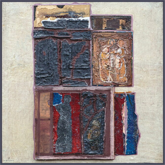 Silk Scarf “Composition" - Image 3