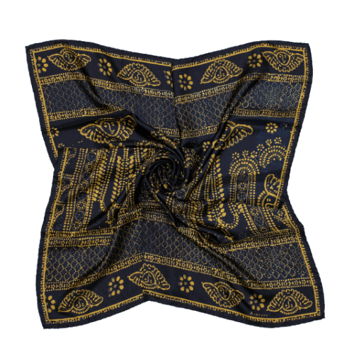 Silk Scarf “A Fragment of a Curtain”