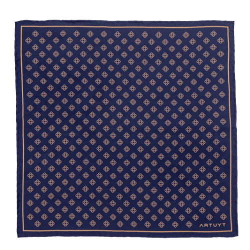 Silk Twill Pocket Square "Gospel Binding"