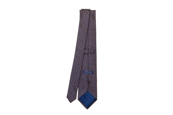 Handmade Silk Jacquard Tie "Gospel Binding" - Image 2