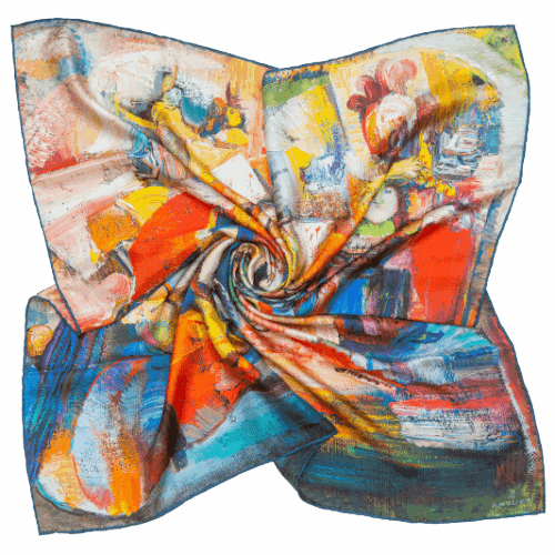 Silk Scarf "Women"