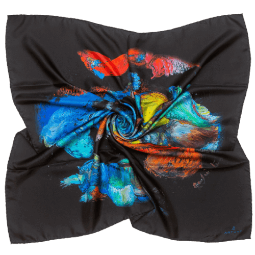 Silk Scarf "Vinyl"