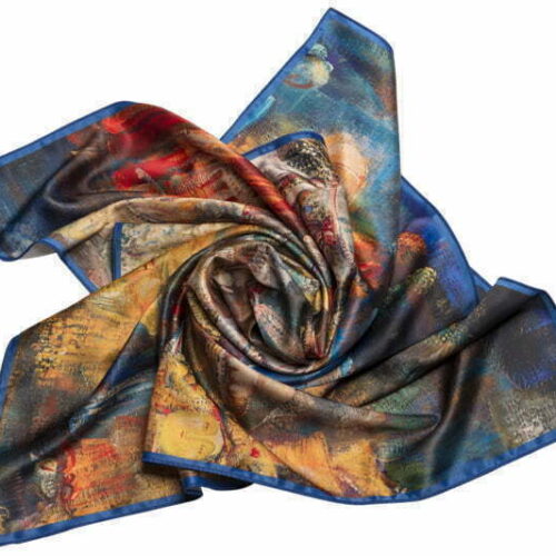 Scarf “The Orange Day Procession”