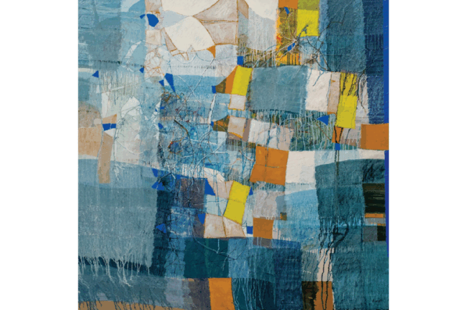Silk Scarf “Invention of the Bicycle #5” - Image 3