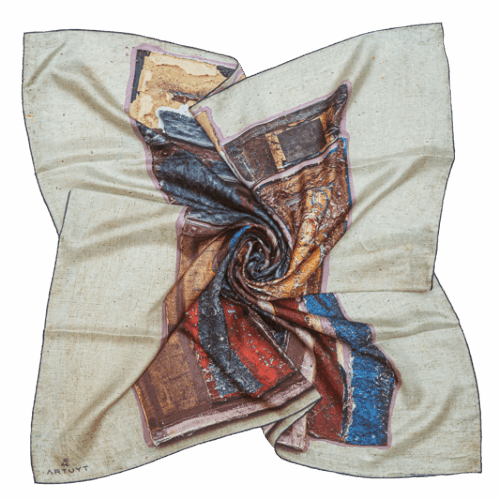 Silk Scarf “Composition"