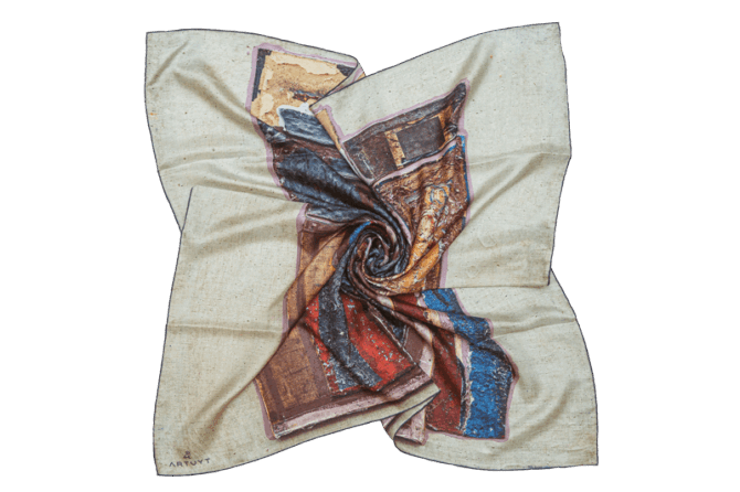 Silk Scarf “Composition"