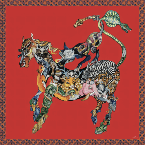 Silk Scarf "Civilization"