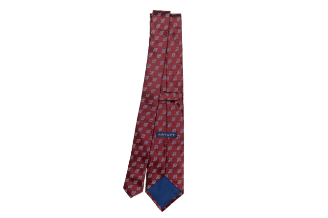 Handmade Silk Jacquard Tie "Samples of Ornaments" - Image 2