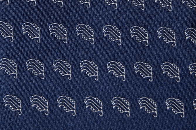 Handmade Silk Jacquard Tie "Samples of Ornaments #3" - Image 3
