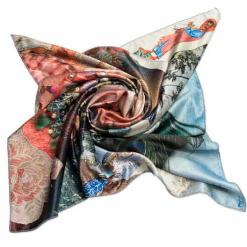 Scarf “Variation themes by Pinturicchio and Raphael”