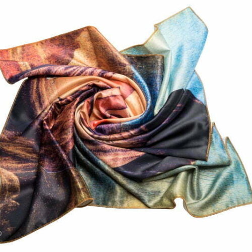 Scarf “Several Episodes from Joconda’s Life”