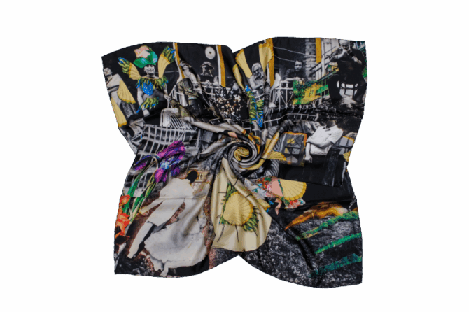 Silk Scarf “I Sold My Dacha”