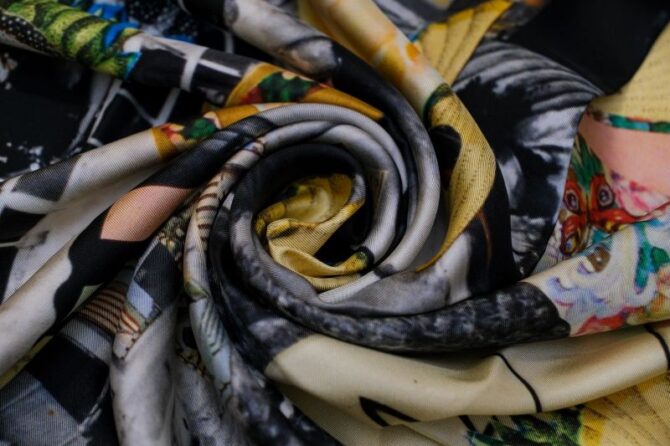 Silk Scarf “I Sold My Dacha” - Image 2
