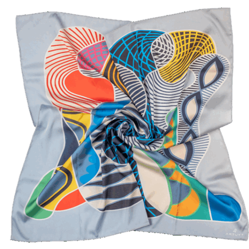 Scarf “Composition #4”
