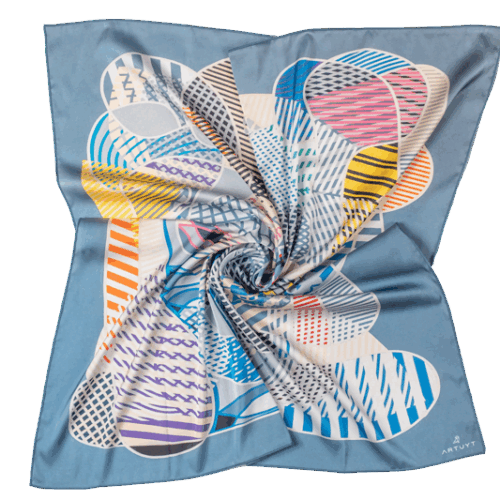 Scarf “Composition #5”