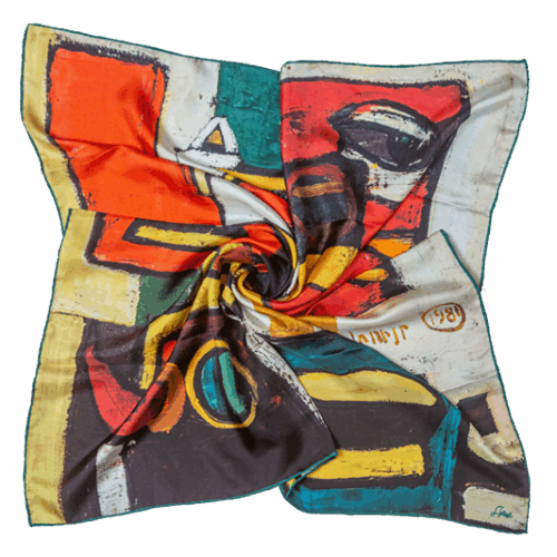Silk Scarf “Meditations”