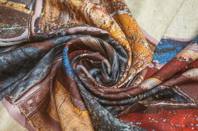 Silk Scarf “Composition" - Image 2