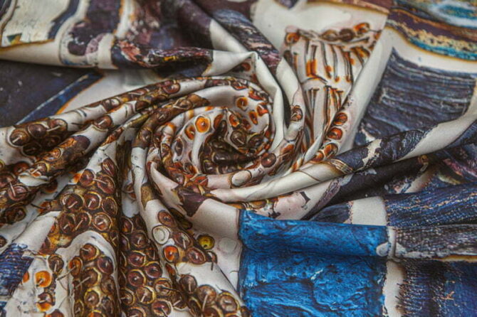 Silk Scarf “Jemma" - Image 2