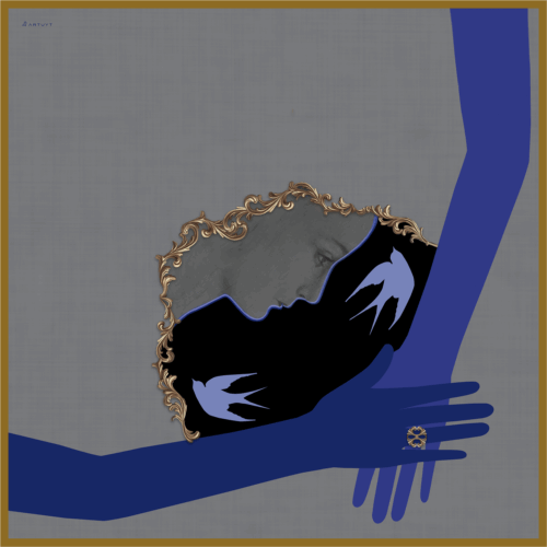 Silk Scarf “Parajanov 100 #2“