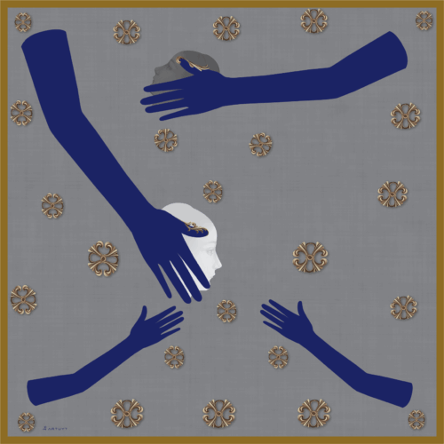 Silk Scarf “Parajanov 100 #3“