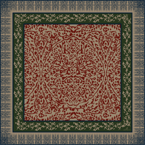 Scarf “Return of Queen Zabel to the throne”